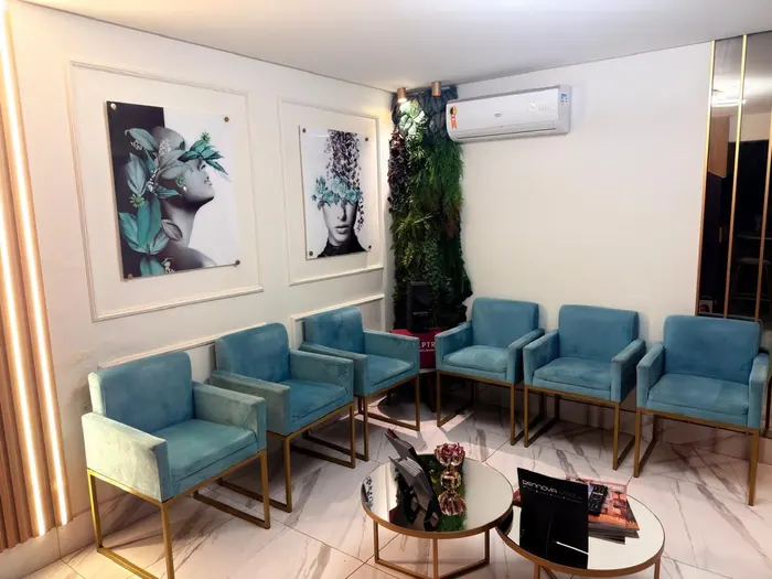 Sala de espera da Estetic Face Marista
